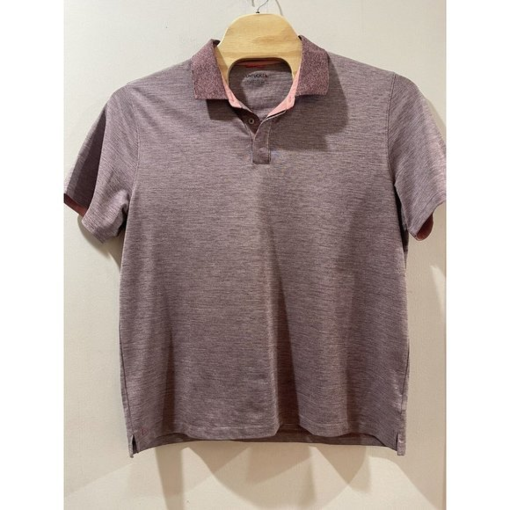 UNTUCKit‎ Hannifer Polo Shirt Men's XXL Purple Short Sleeve